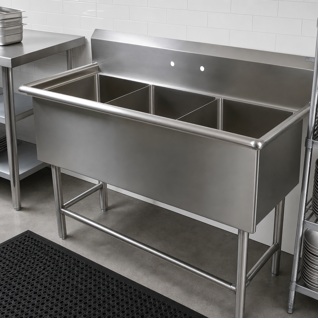 Three-Compartment Basin