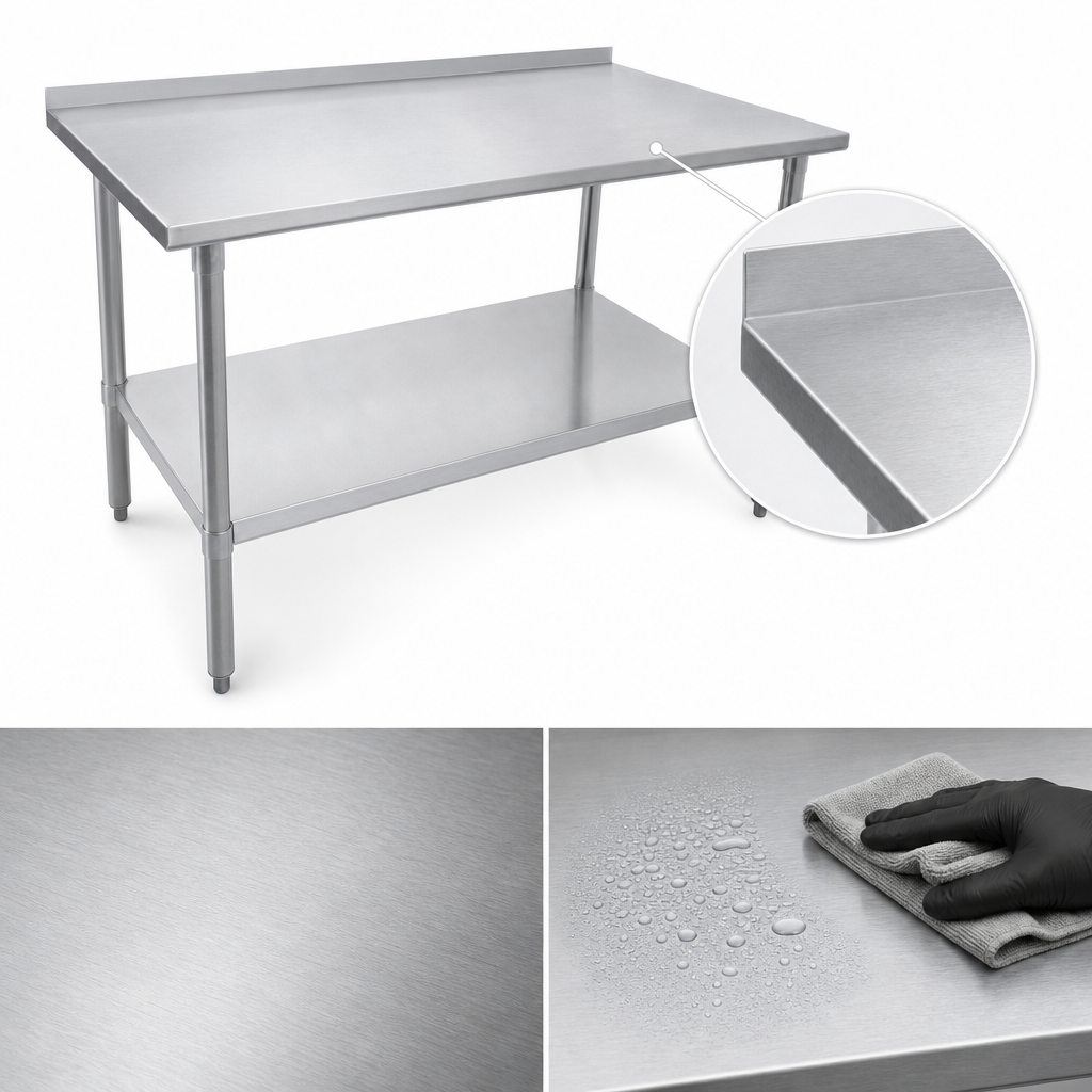 14-Gauge 300-Series Stainless Top