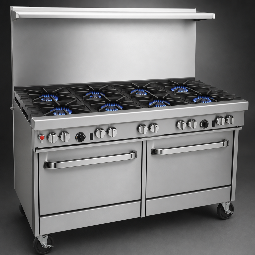 Eight Open Burners