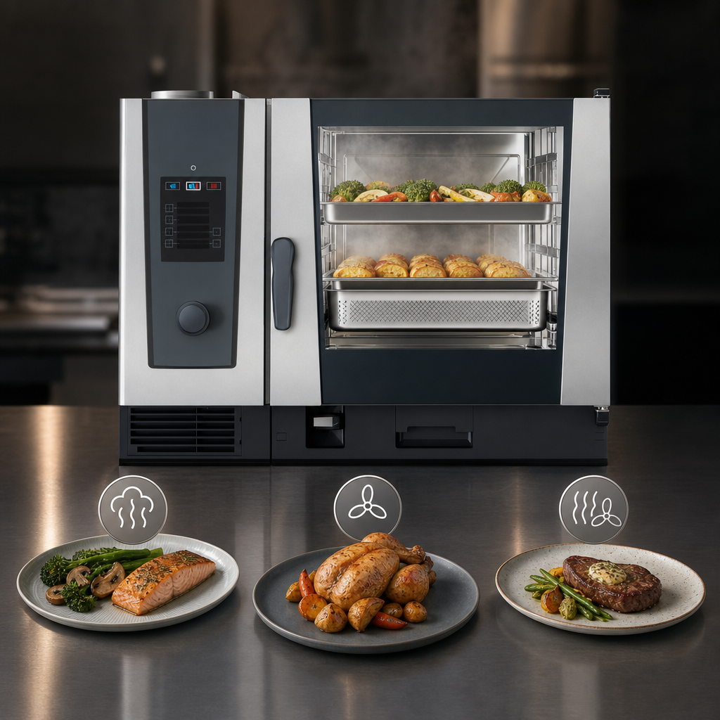 Manual Steam, Convection, and Combination Cooking