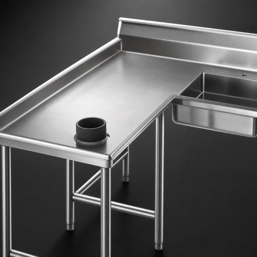 16 Gauge 304 Stainless Steel Top