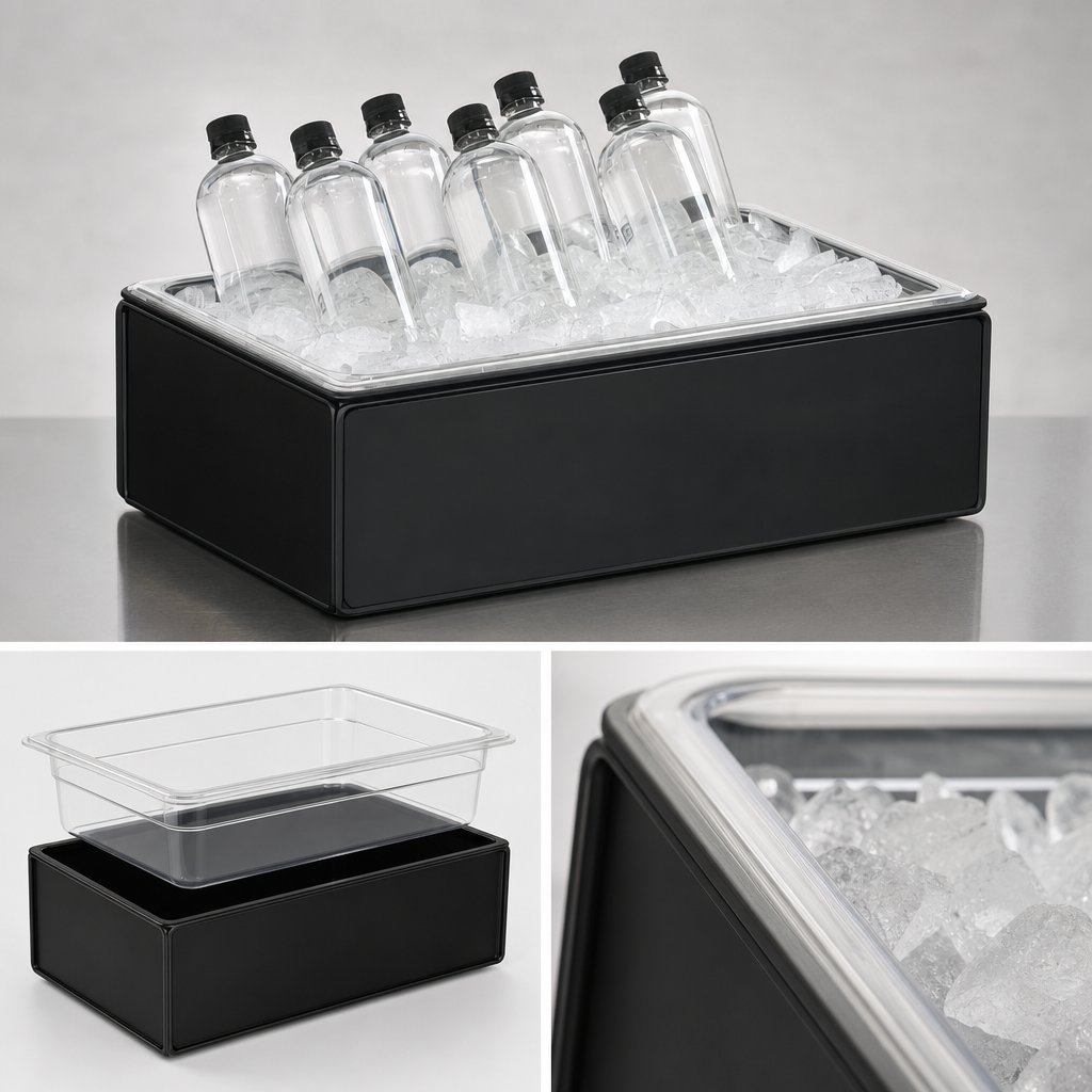 Clear Polycarbonate Pan and Liner Included