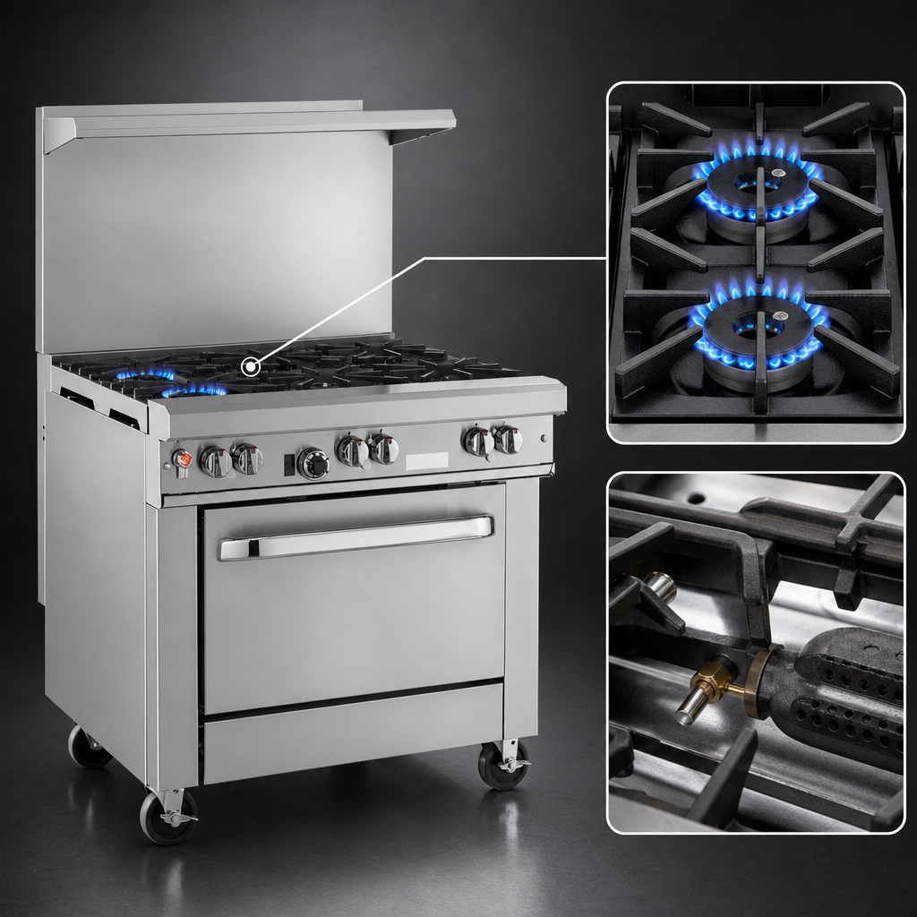 Two Non-Clog Burners