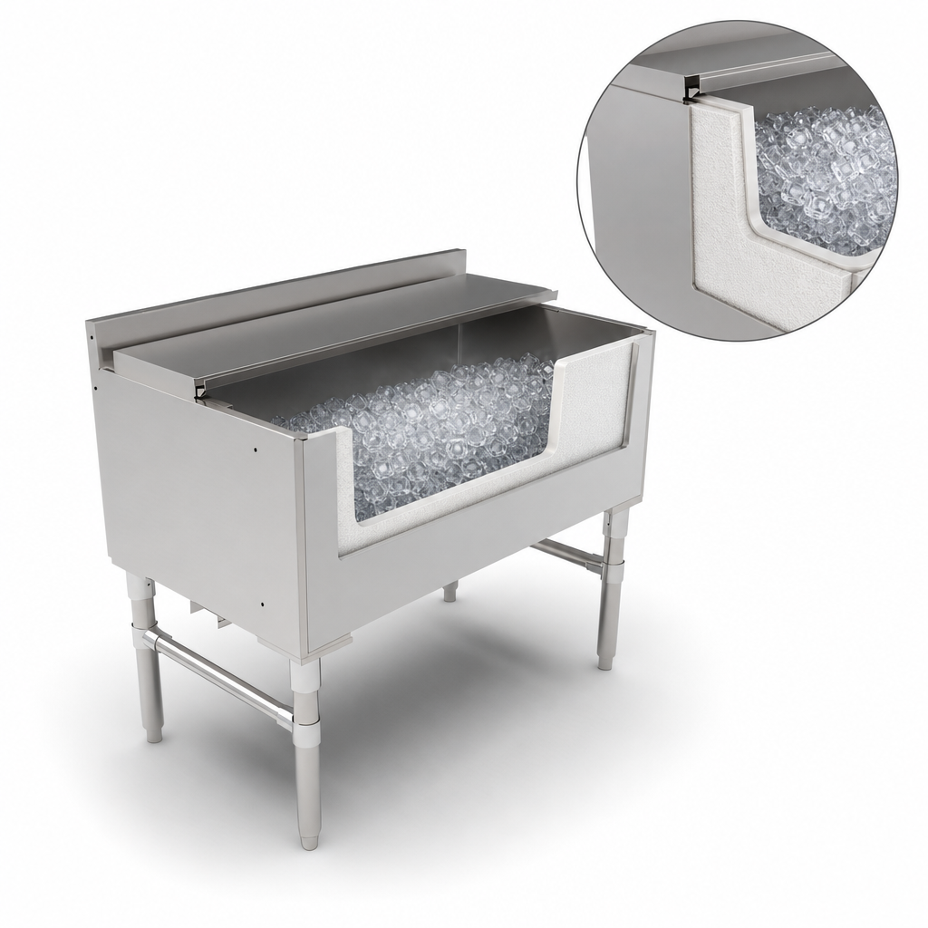 Foam-Insulated Ice Bin
