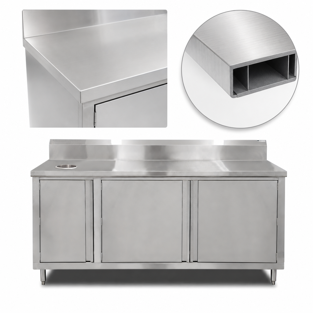 14-Gauge Type 300 Stainless Steel Top