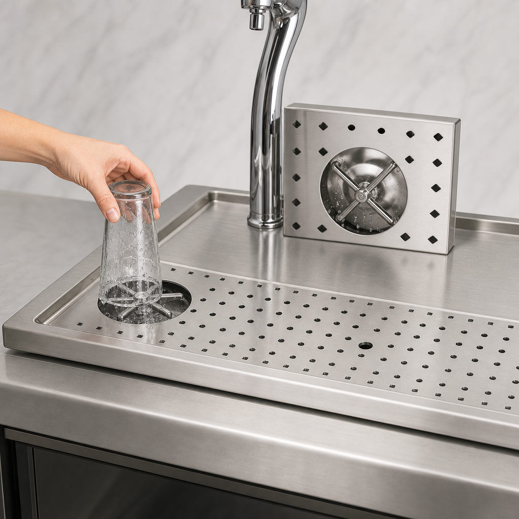 Integrated Glass Rinser