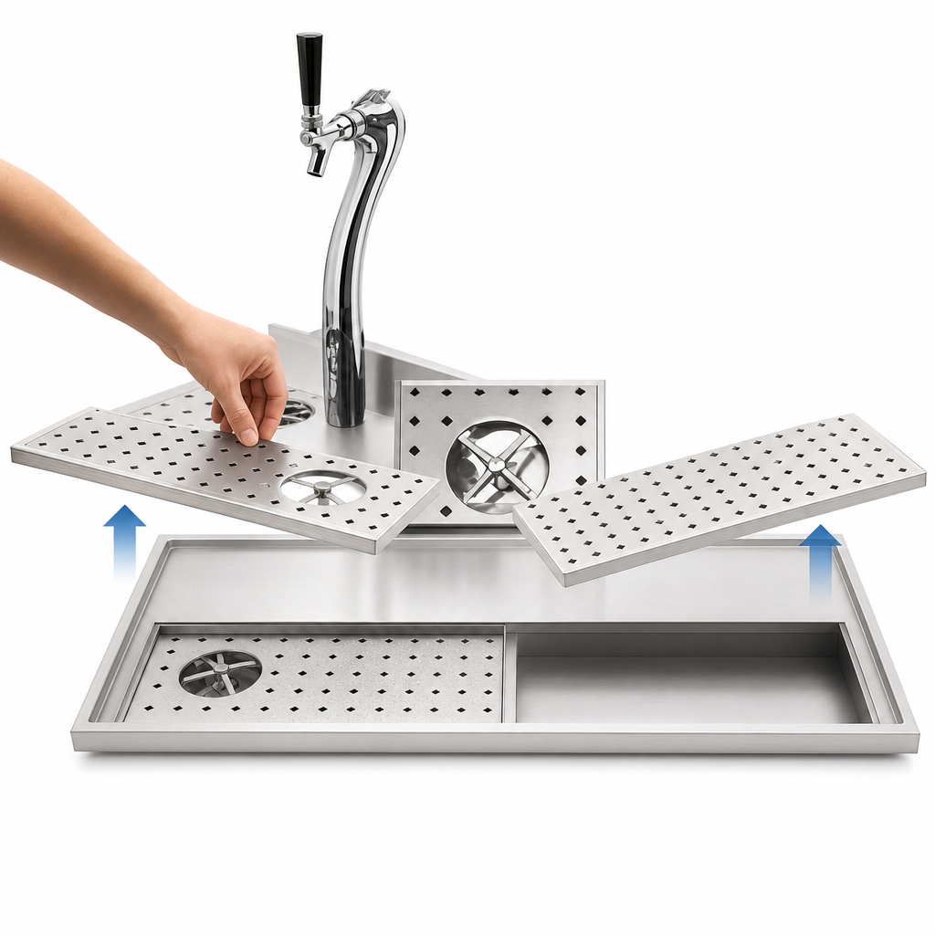 Dual Removable Perforated Screens
