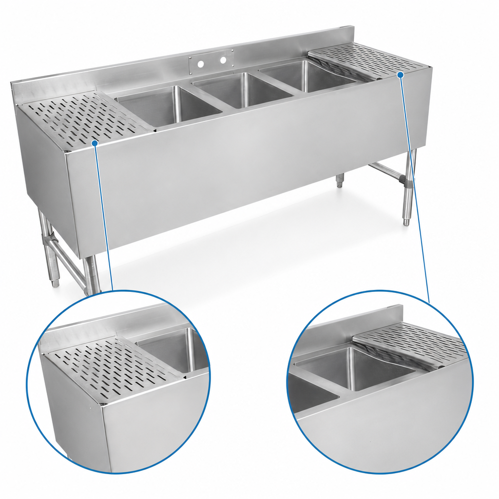 Dual 18-Inch Drainboards