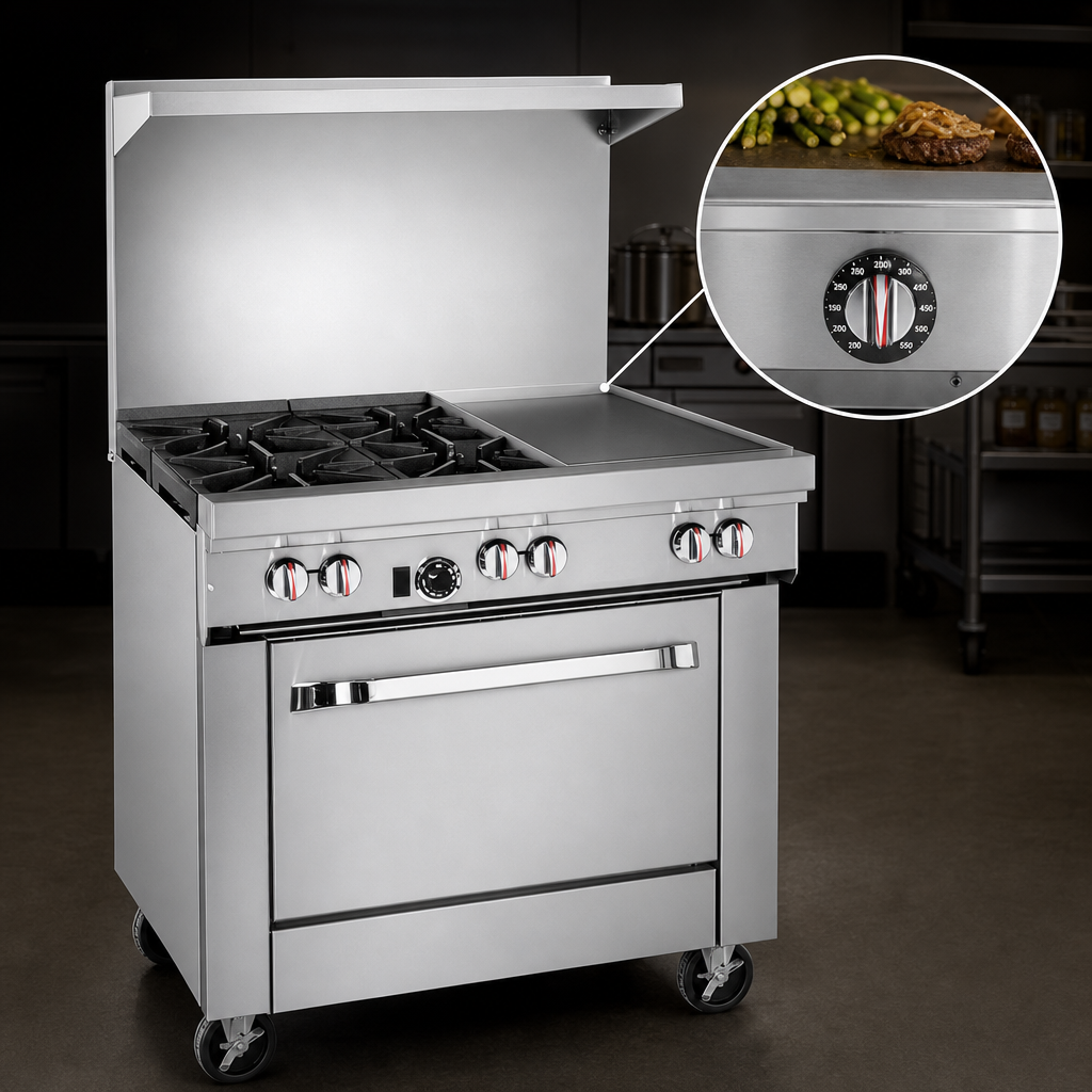 24-Inch Thermostatic Griddle