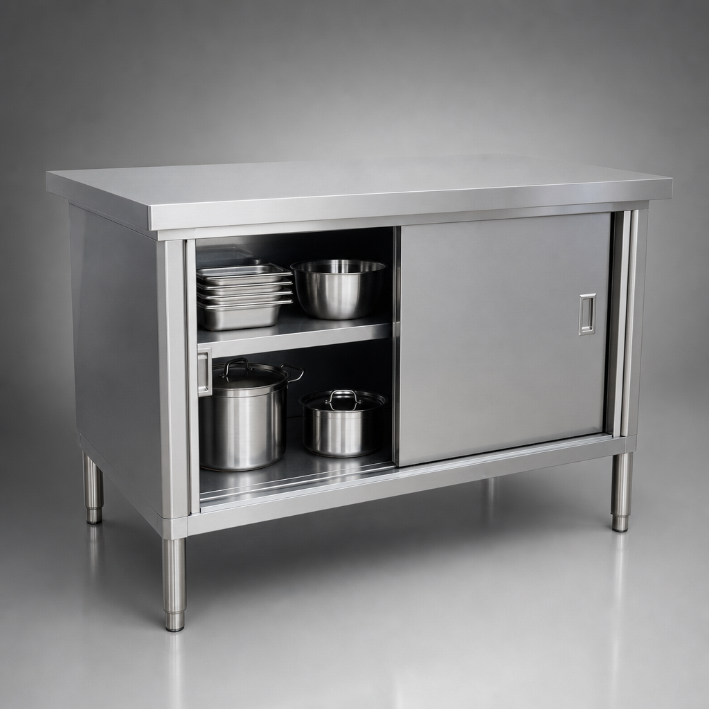 Enclosed Sliding-Door Cabinet