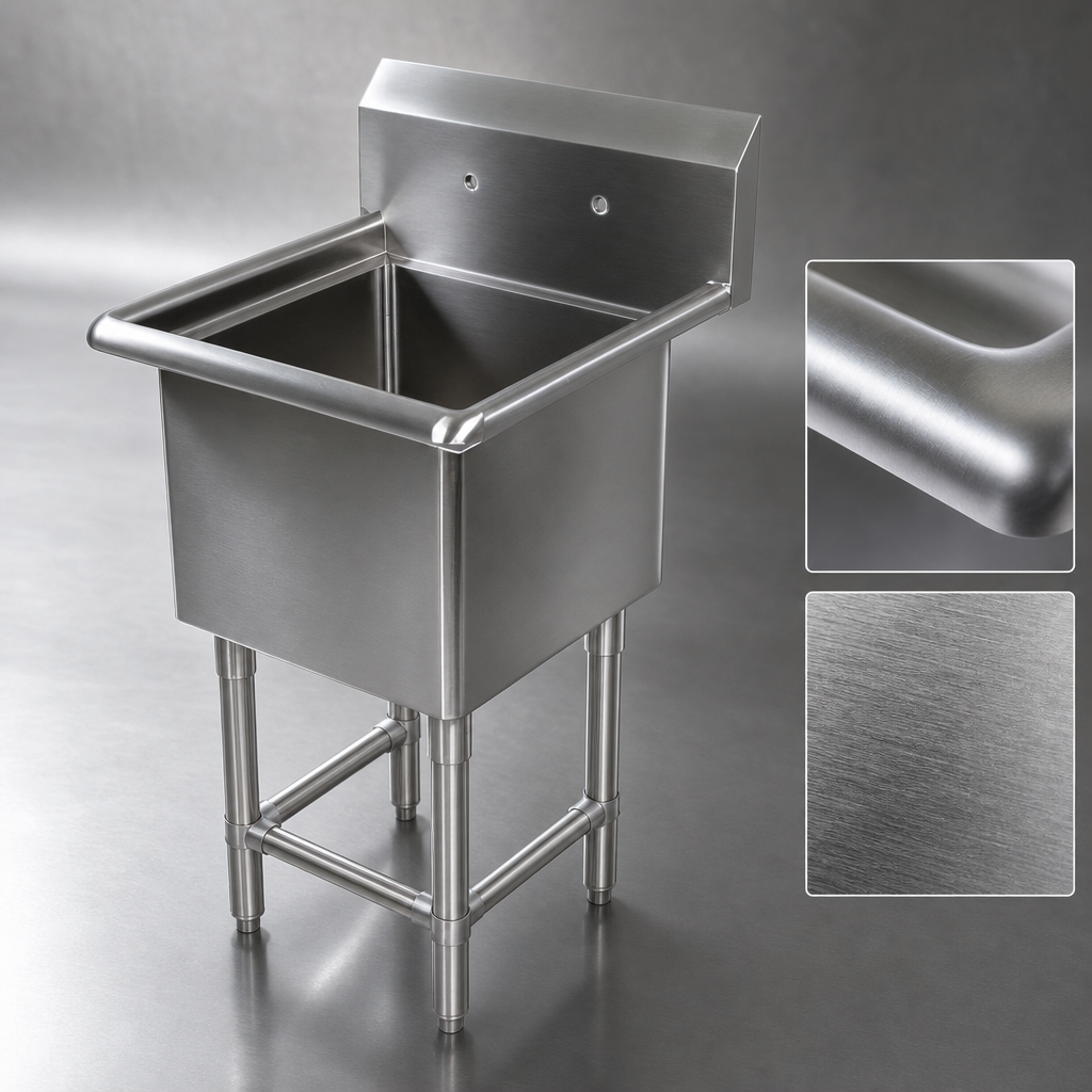 16-Gauge Type 300 Stainless Steel