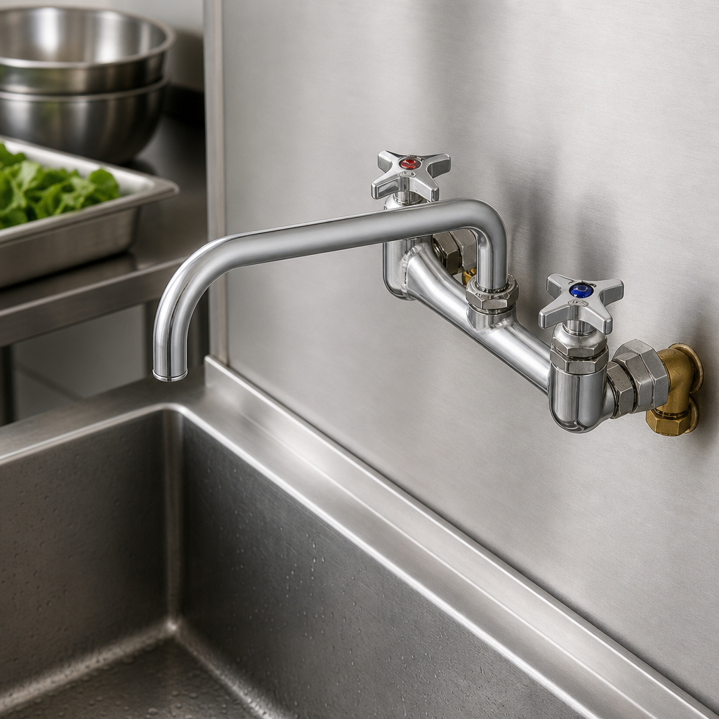 Wall-Mounted Mixing Faucet