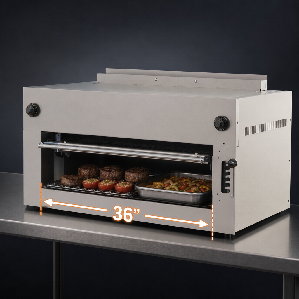 36-Inch Broiling Width