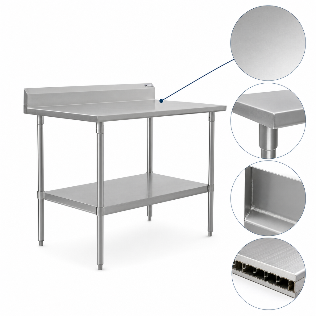16-Gauge Type 300 Stainless Steel Top