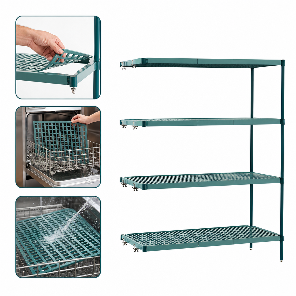 Removable Polymer Shelf Mats