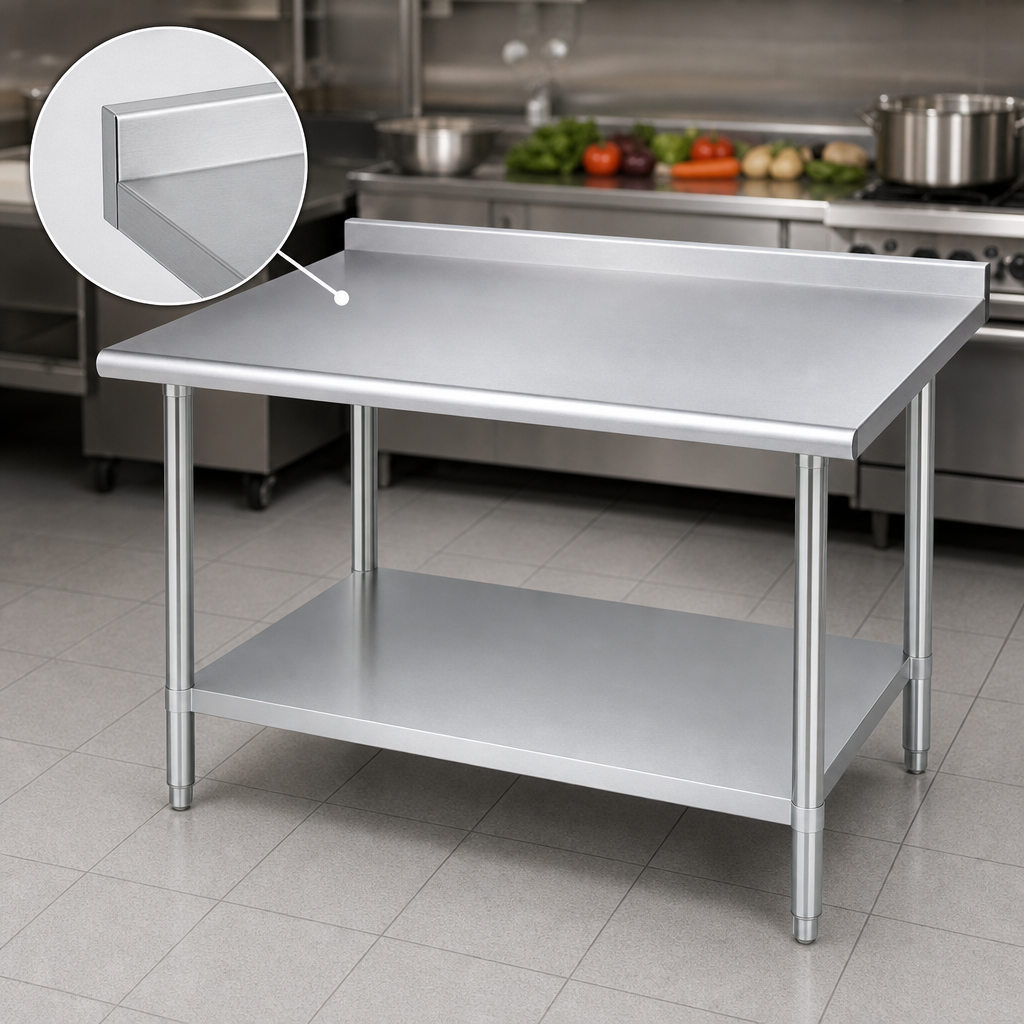 16-Gauge 400-Series Stainless Steel Top