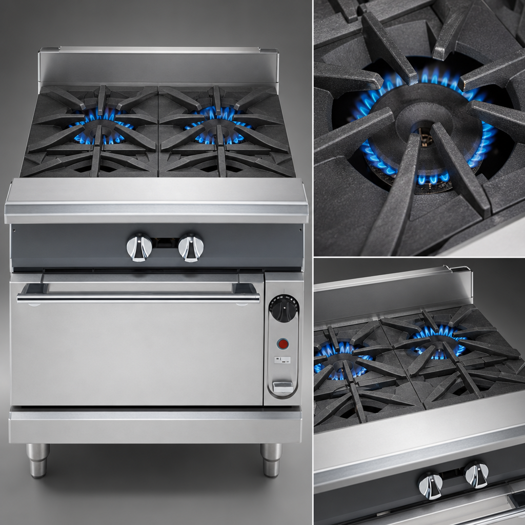 Two Open Burners
