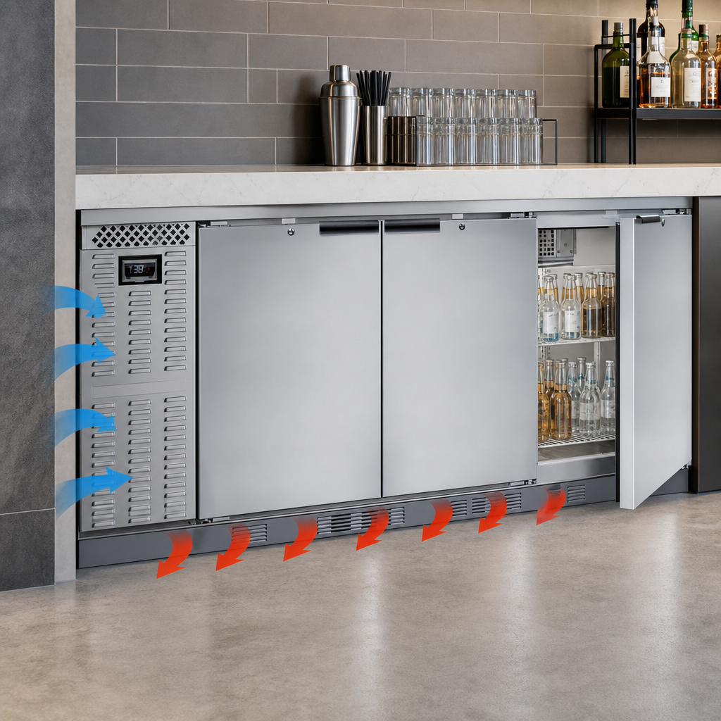 Front Breathing Refrigeration System