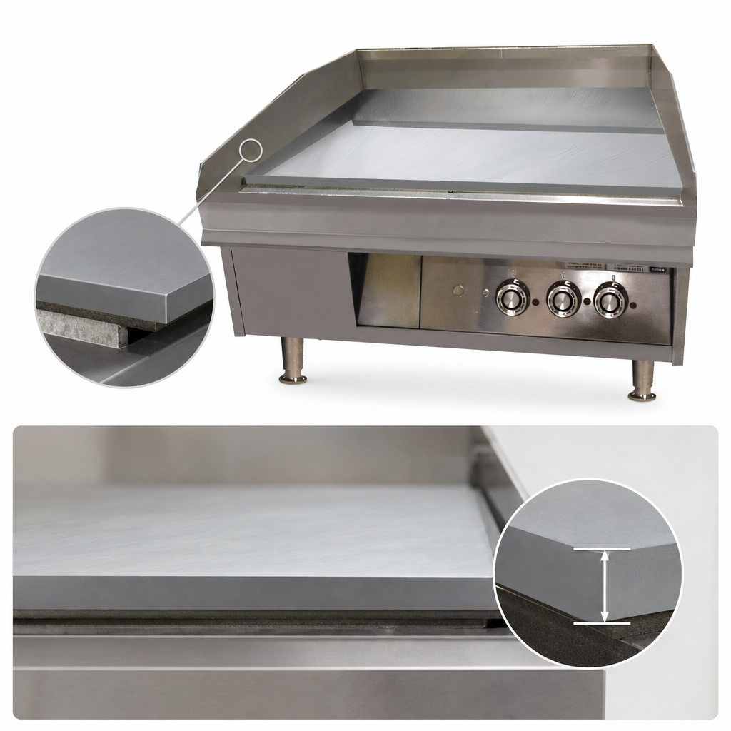 1-Inch Steel Griddle Plate