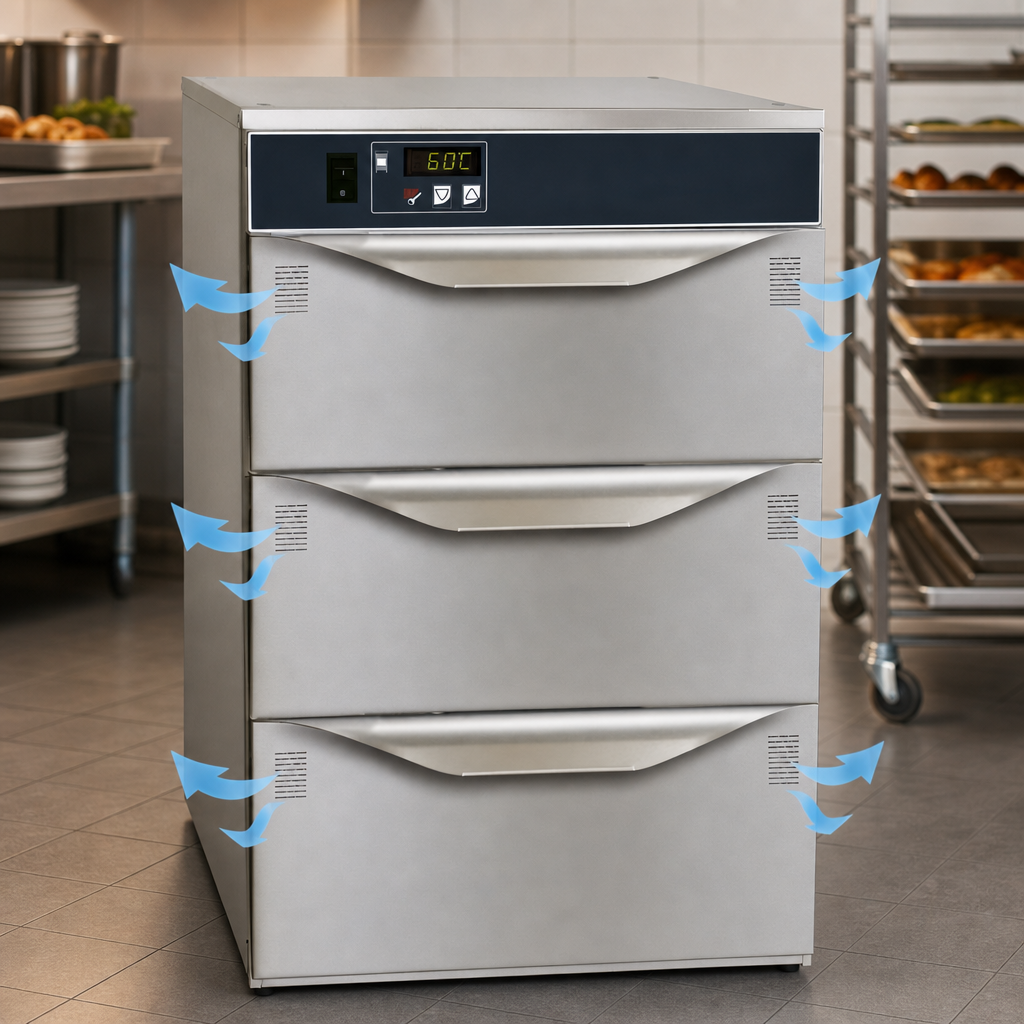 Three Vented Drawers