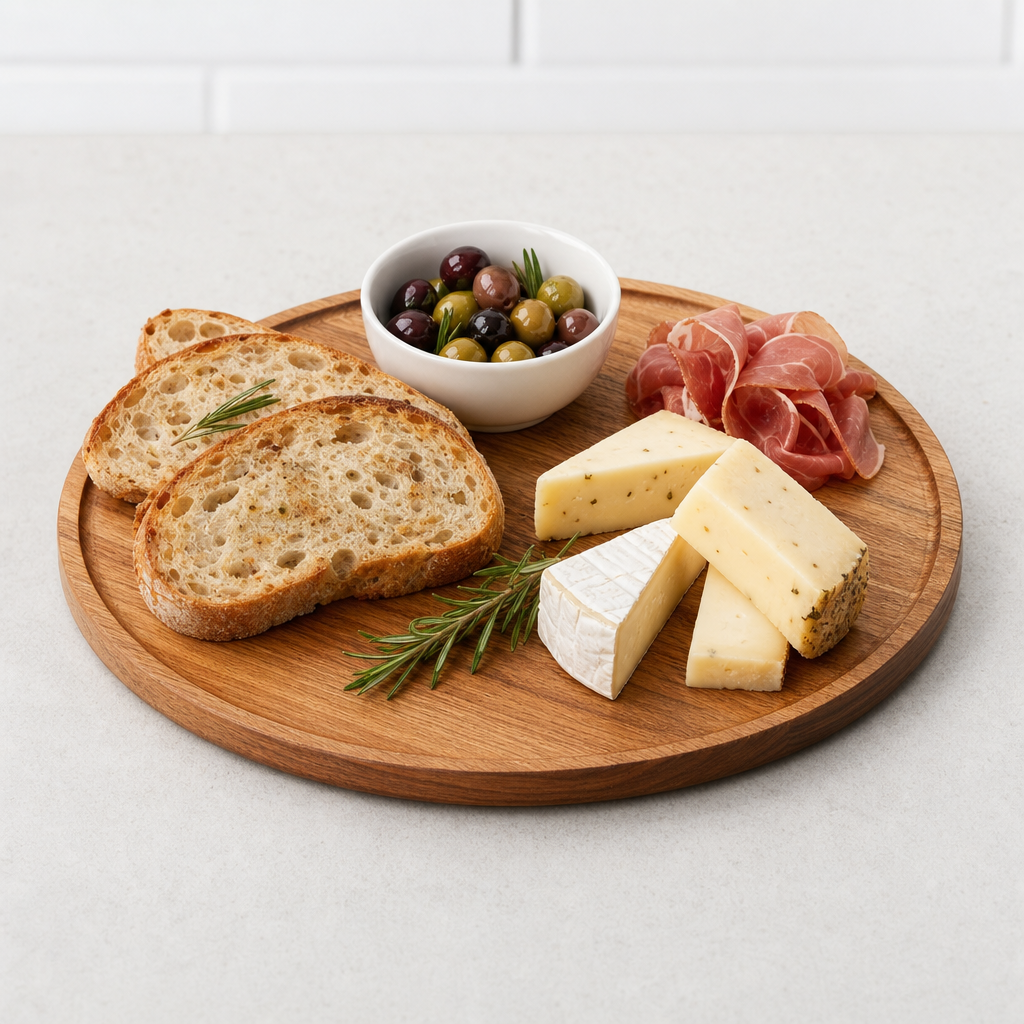 Round Serving Board