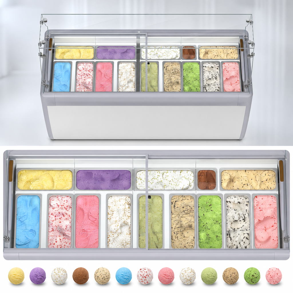 13-Pan Display Capacity