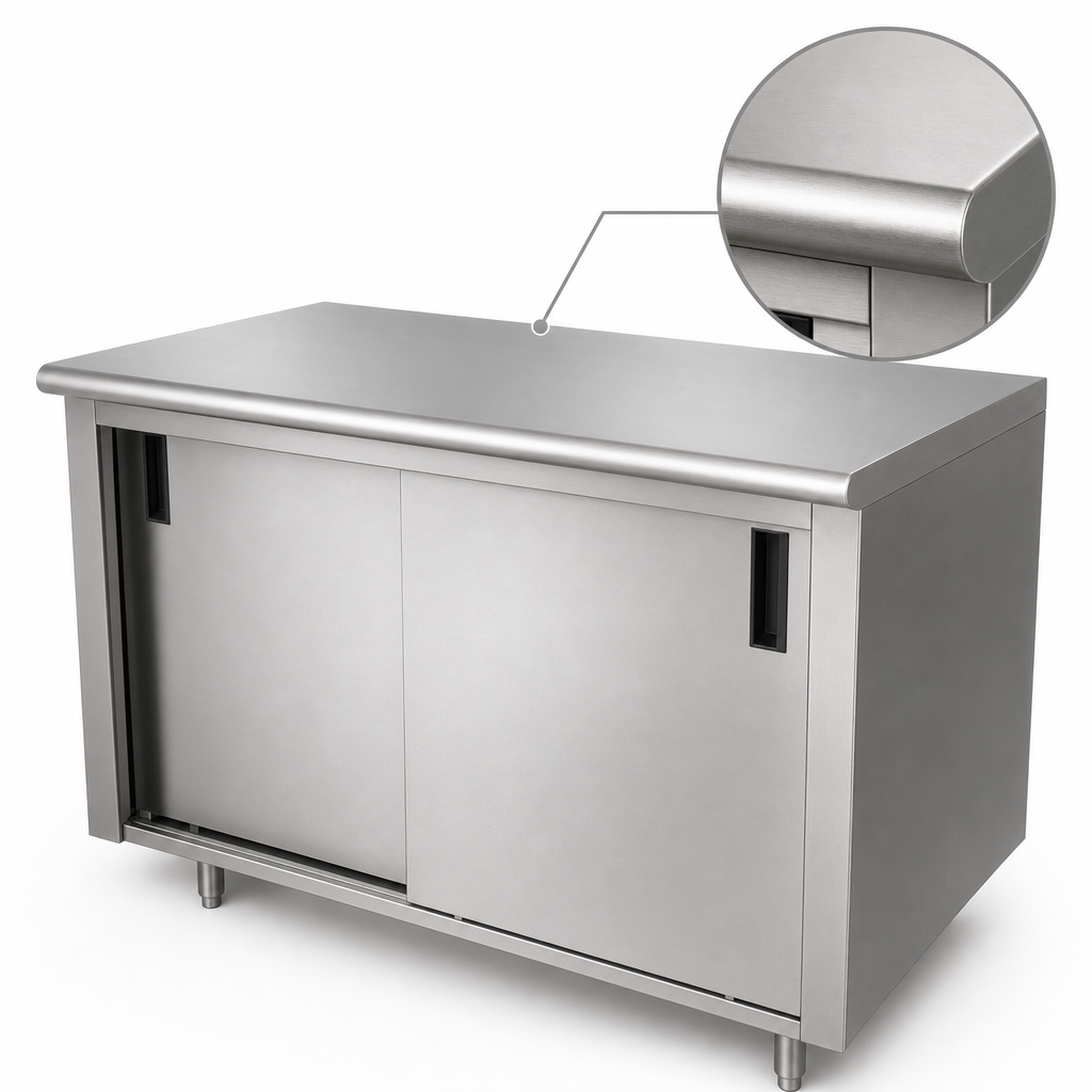 14-Gauge 304 Stainless Steel Top