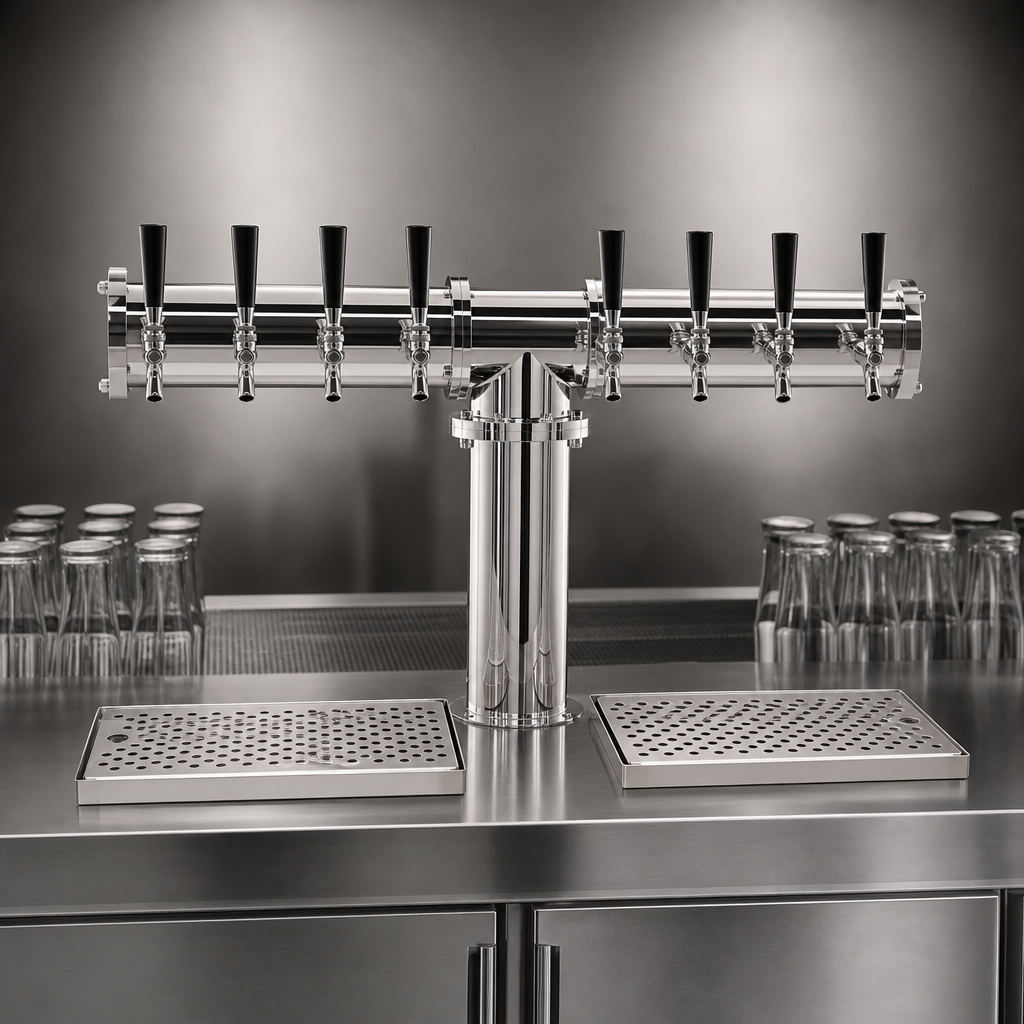8-Faucet Countertop Tower
