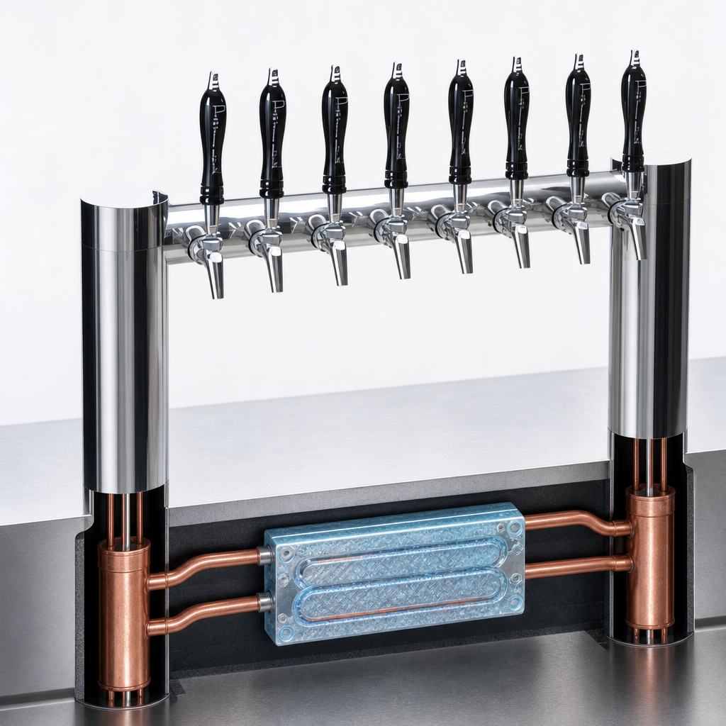 Glycol-Cooled Beverage Path