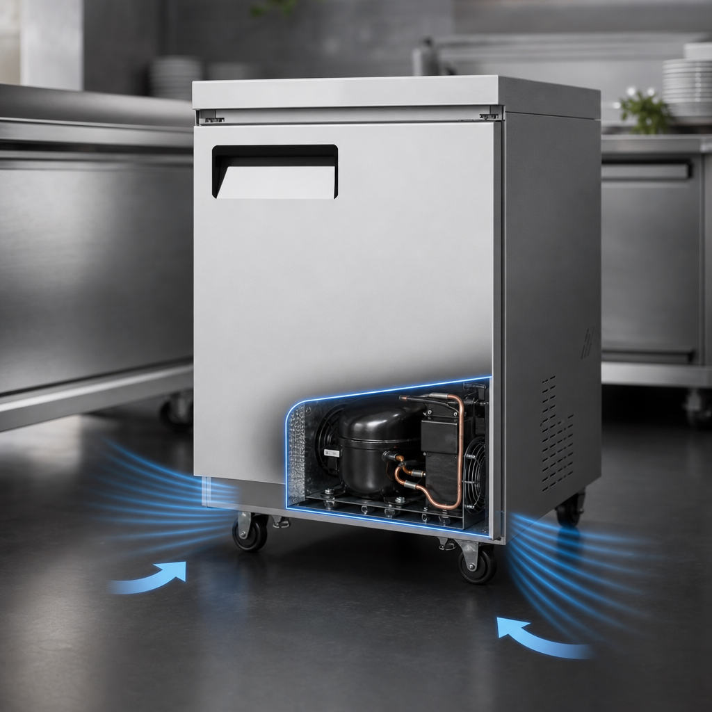 Self-Contained Bottom-Mount Refrigeration