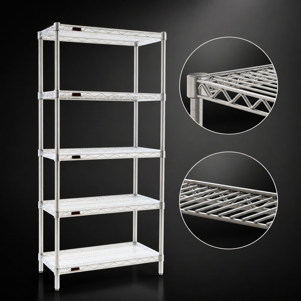 Patented QuadTruss Shelf Design