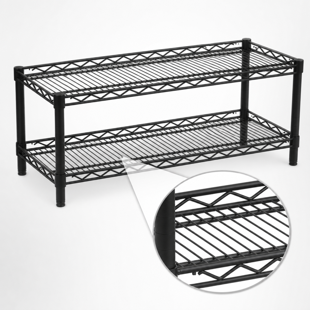 Patented QuadTruss Bottom Shelf