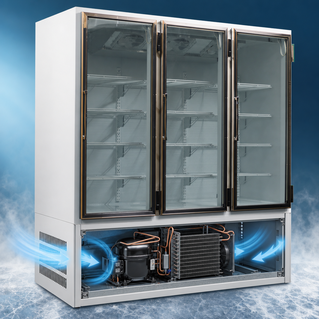 Self-Contained Bottom Mount Refrigeration
