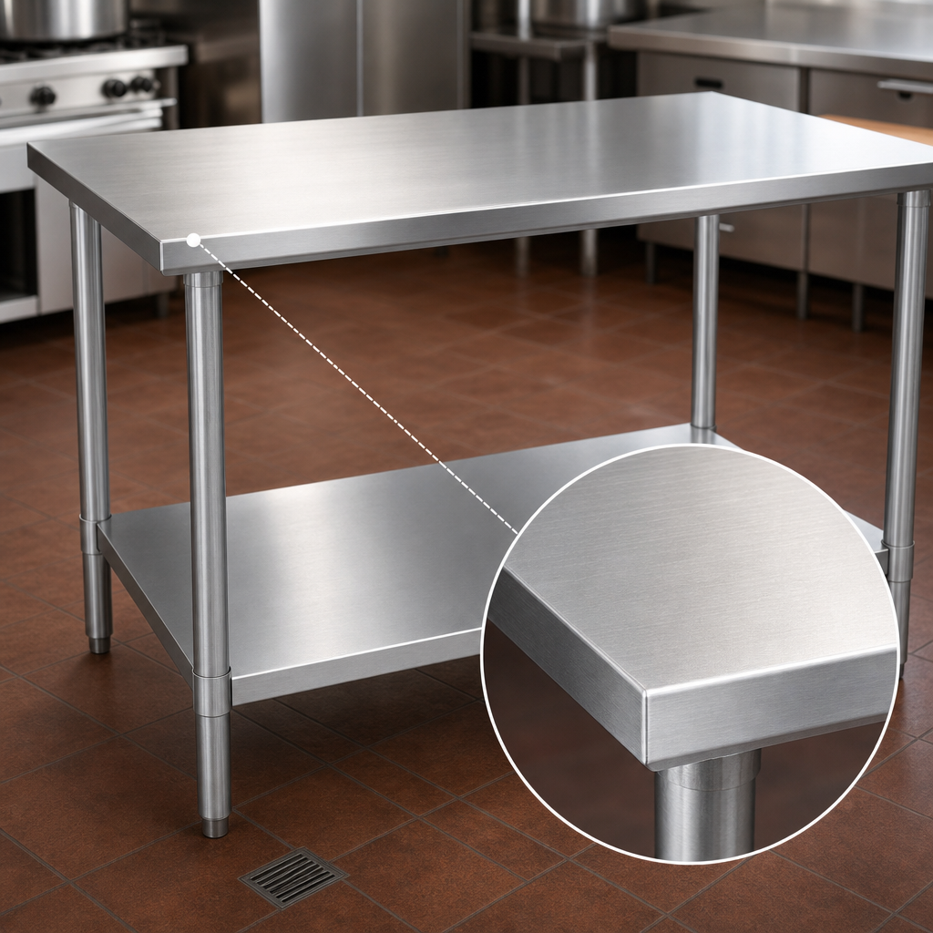 14-Gauge 300 Series Stainless Steel Top