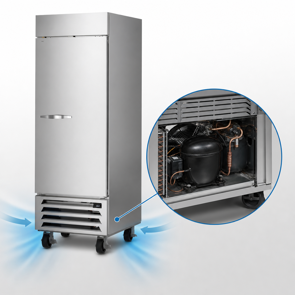 Bottom-Mounted Self-Contained Refrigeration