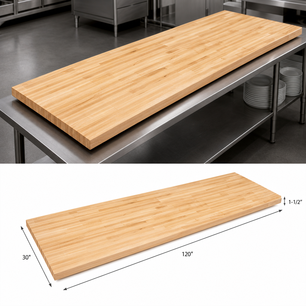 120 x 30 x 1-1/2 Inch Size