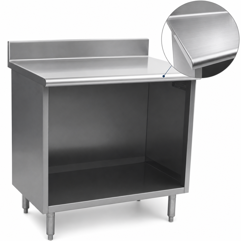 14-Gauge 304 Stainless Steel Top