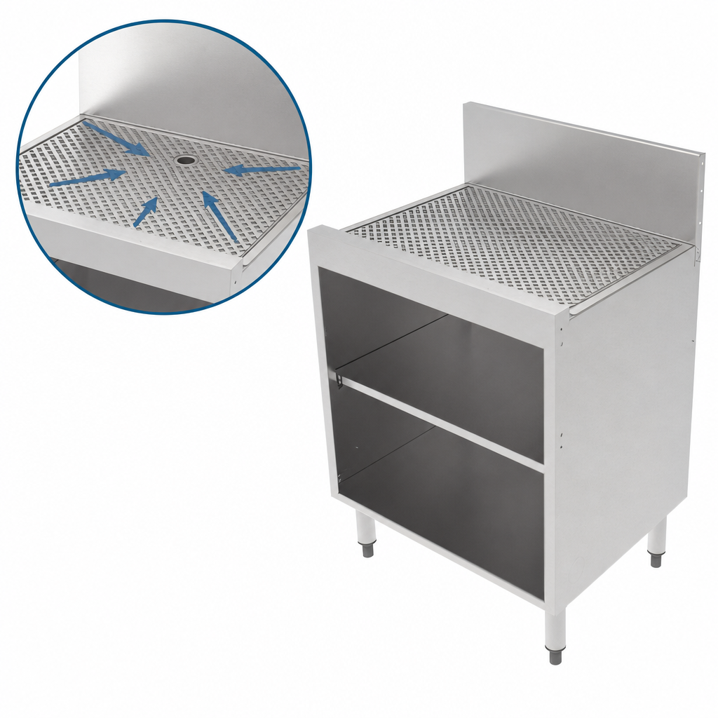 Pitched Drainboard Top