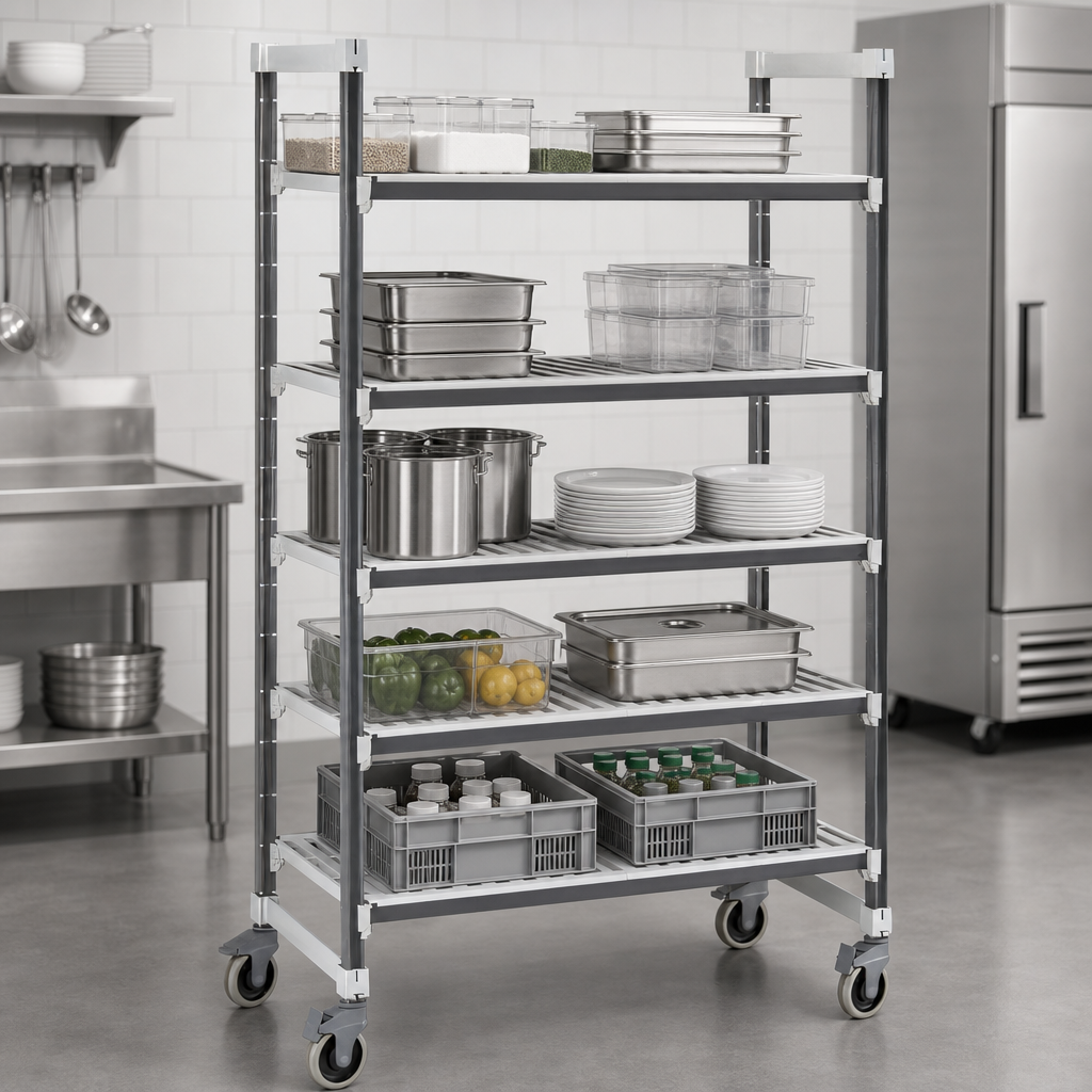Five-Tier Vented Shelving