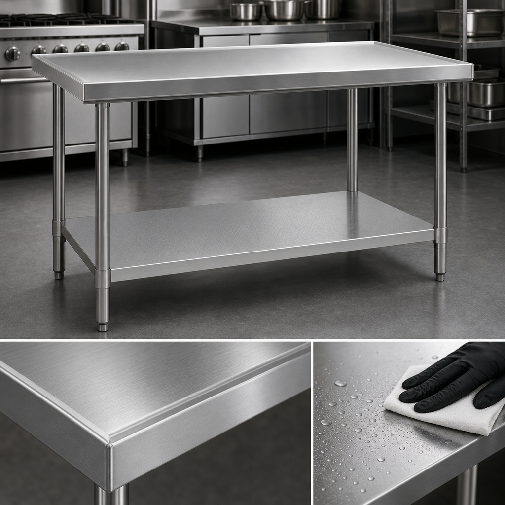 14 Gauge 300 Series Stainless Steel Top