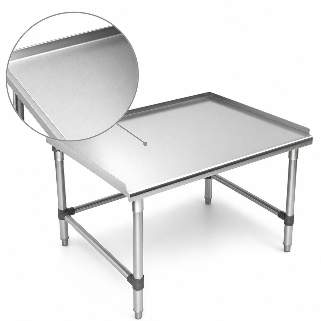 16-Gauge Stainless Steel Top