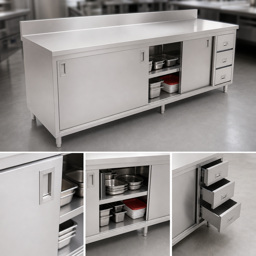 Sliding Door Cabinet Base