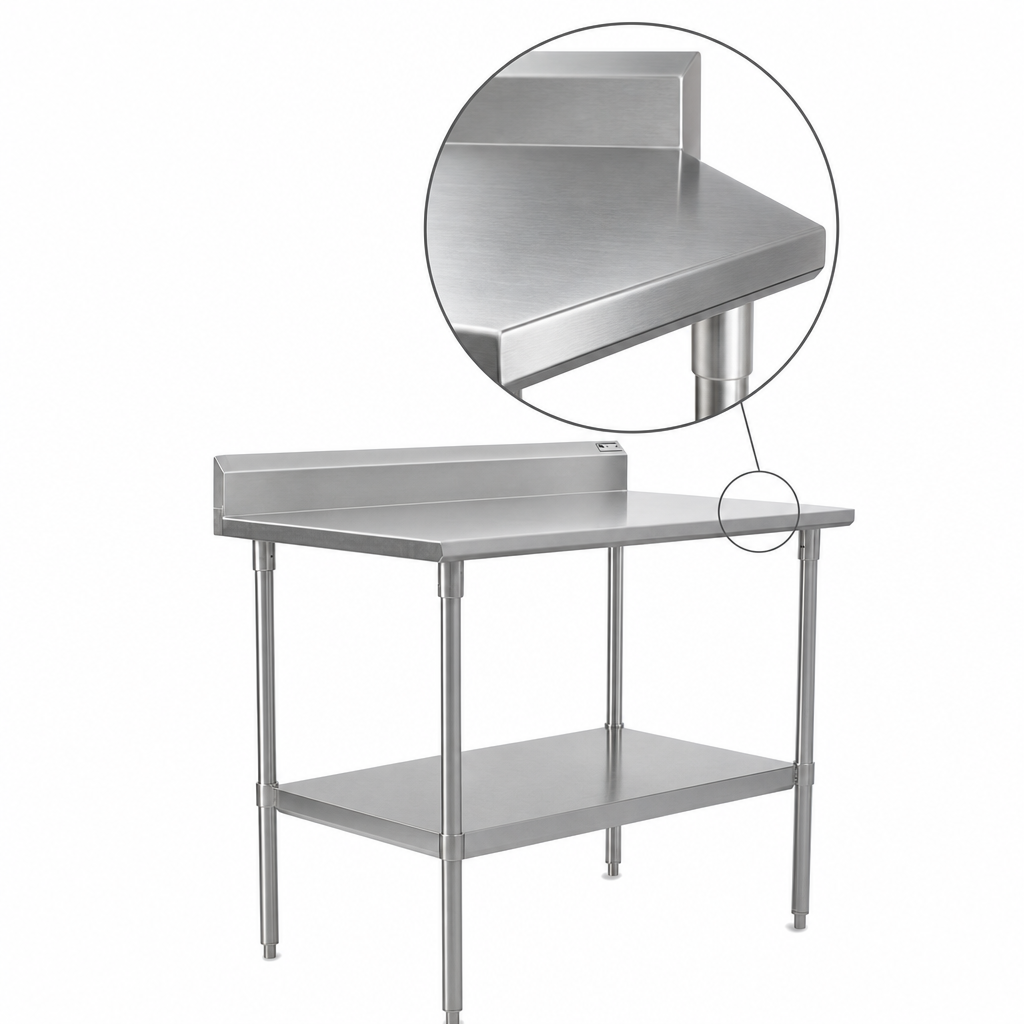 16-Gauge 300-Series Stainless Steel Top