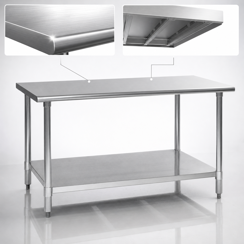 14-Gauge 300 Series Stainless Steel Top