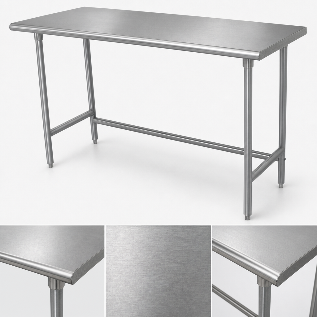 16-Gauge 430 Stainless Steel Top