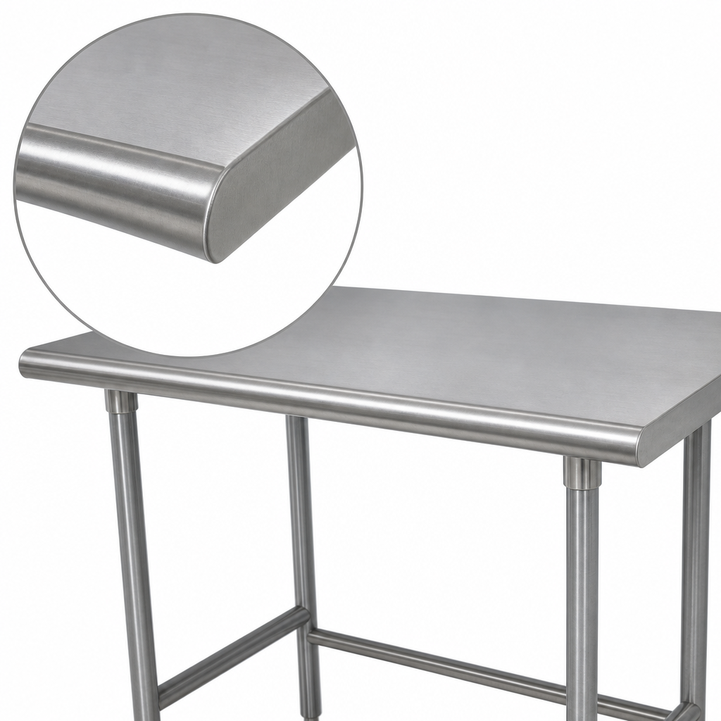 Rolled Rim Edge Top