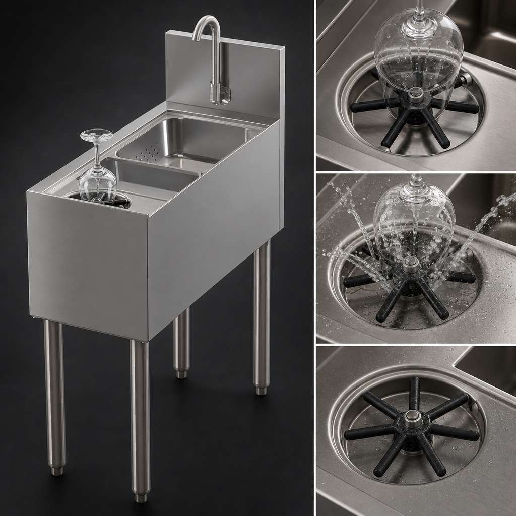 Integrated Glass Rinser