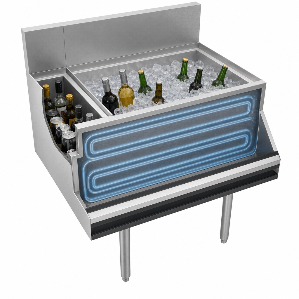 Built-In 10-Circuit Cold Plate