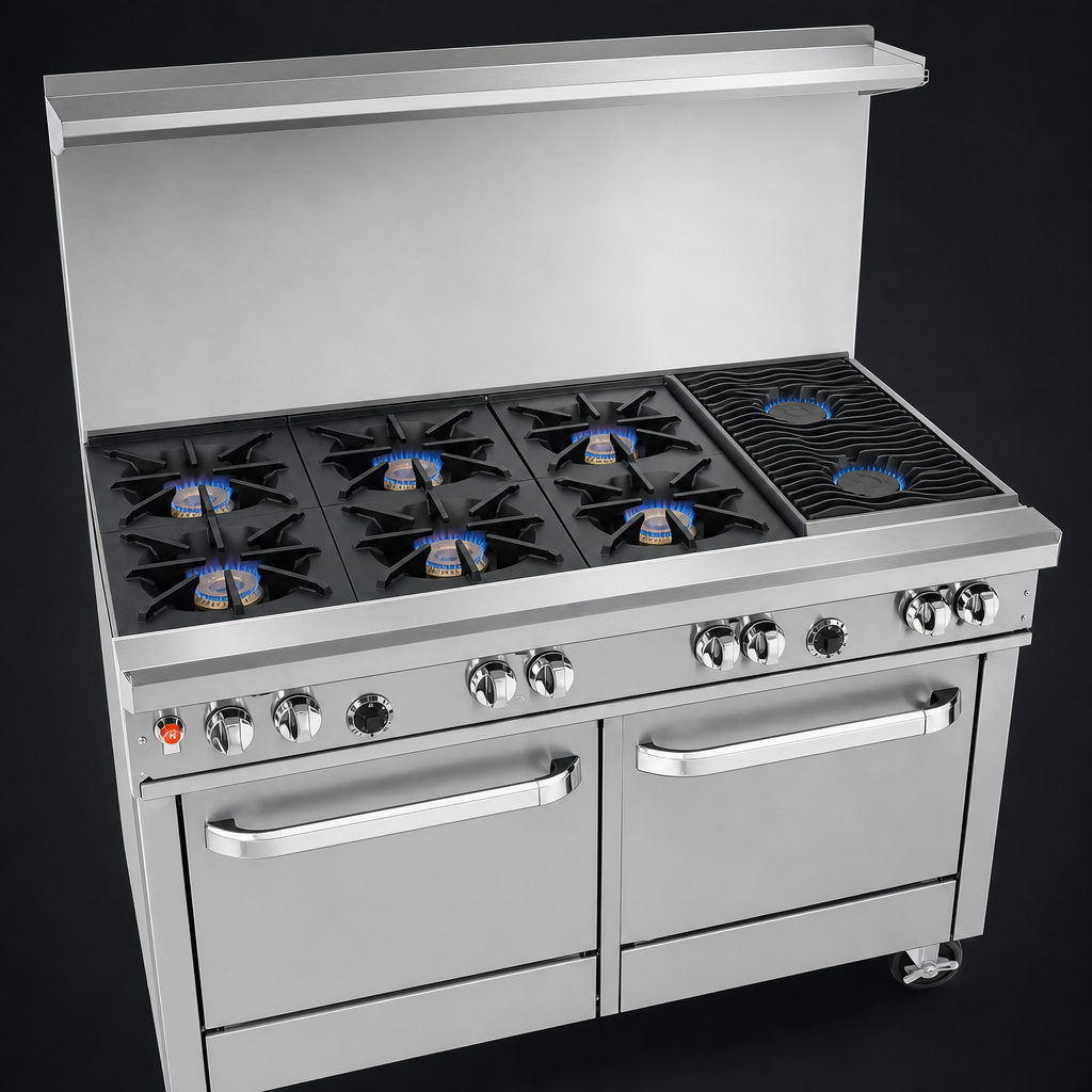 Six-Burner Mixed Top