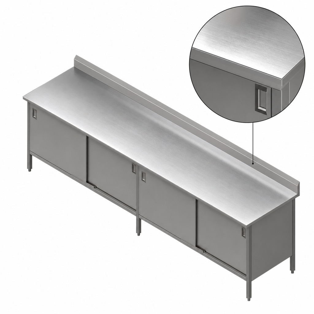 16-Gauge Stainless Steel Top